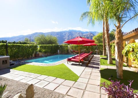 Natural landscape, Garden, Hot Spring Bath, Mountain view, Pool view, Swimming pool, sunbed