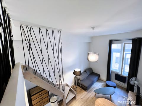 Hyper centre : Appartement Déco Atelier ou Studio Mezzanine Apartment in Lyon
