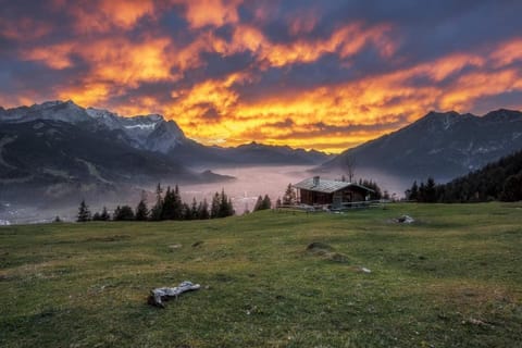 Natural landscape, Hiking, Sunset