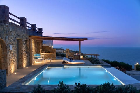 Pool view, Swimming pool, Sunset