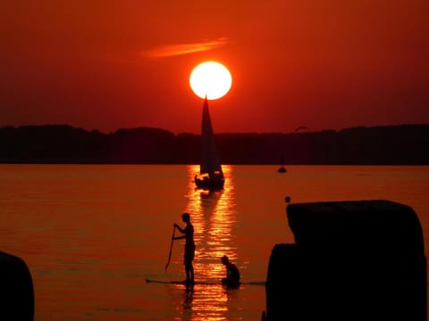 Nearby landmark, Beach, Landmark view, Sea view, Sunset