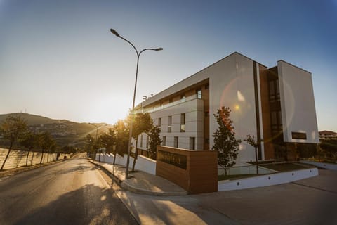 Property building, Sunset