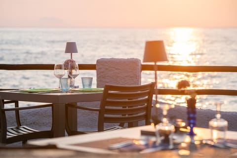 Restaurant/places to eat, Summer, Sea view, Dinner, Sunset