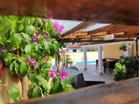 Patio, Pool view