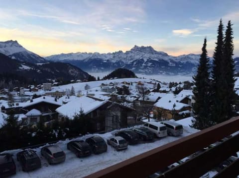 Property building, Natural landscape, Winter, Photo of the whole room, Mountain view