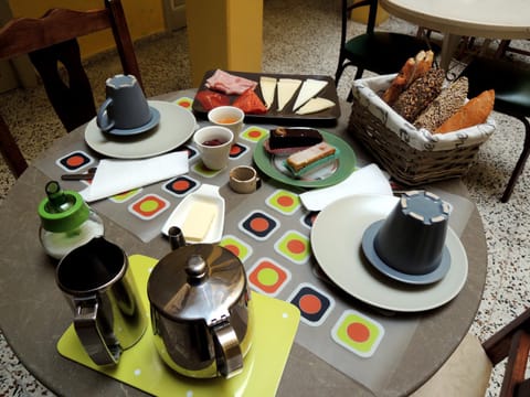 Food close-up, Continental breakfast