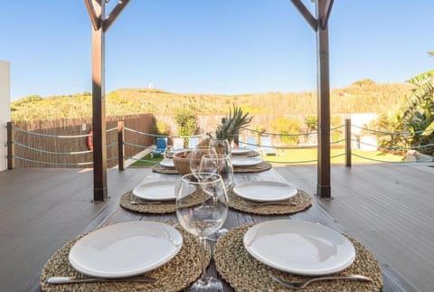 Patio, Natural landscape, Dining area