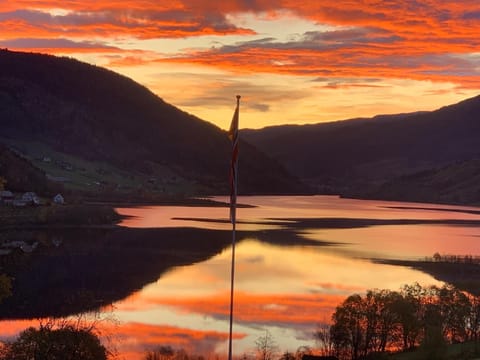 Lake view, Sunset