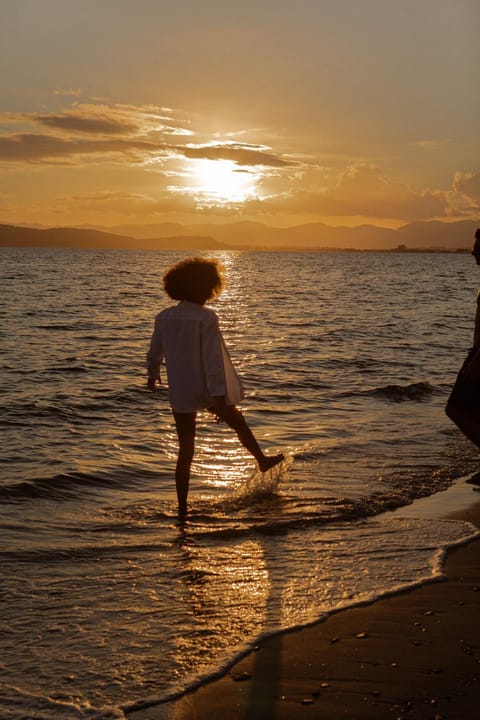 Natural landscape, Beach, Sea view, Sunrise