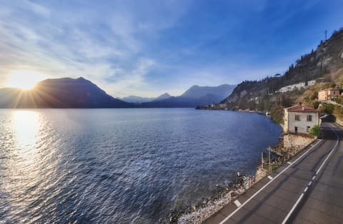 Natural landscape, Lake view, Sunset