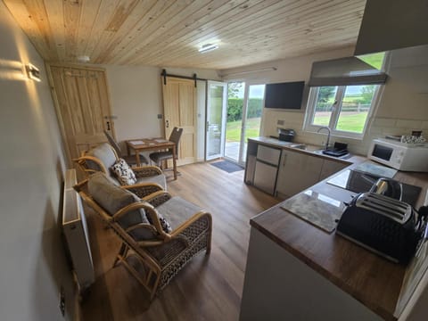 Kitchen or kitchenette, Living room, Dining area