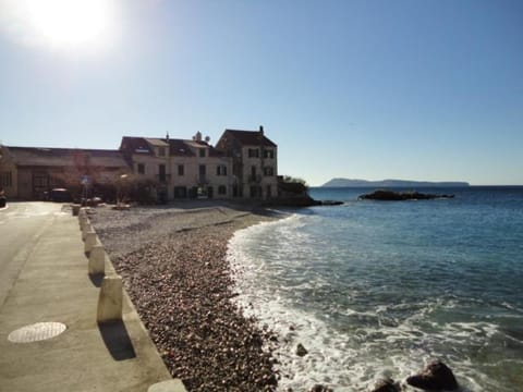 Property building, Winter, Beach