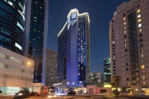 Property building, Night, Street view