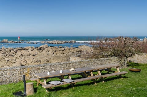 Natural landscape, Garden, Sea view