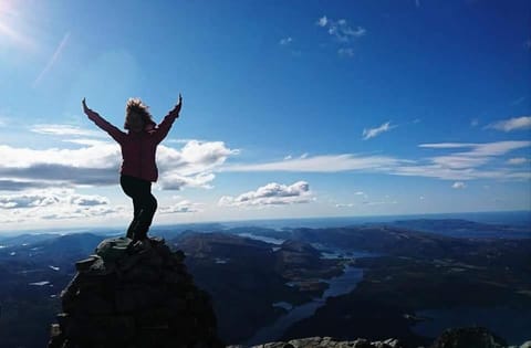 Nearby landmark, People, Natural landscape