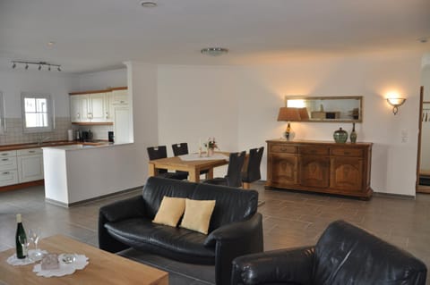 Kitchen or kitchenette, Living room, Dining area