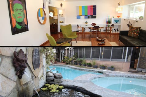 Artistic Resort Like Home with Pool Haus in Fullerton