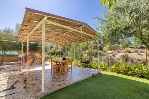 Patio, Spring, Day, Natural landscape, Garden, Dining area, Garden view