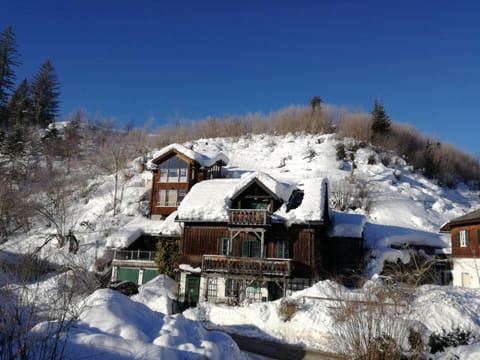 Facade/entrance, Winter, On site