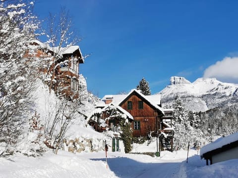 Property building, Winter, Mountain view