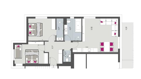 Living room, Floor plan