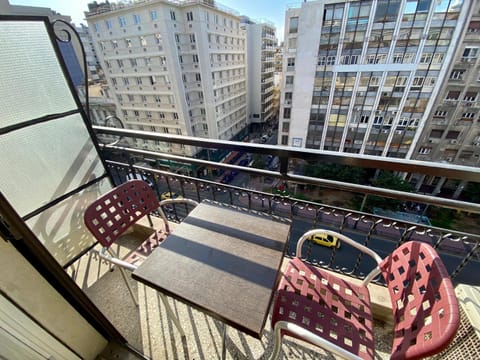 Patio, Bird's eye view, Balcony/Terrace, City view, Street view