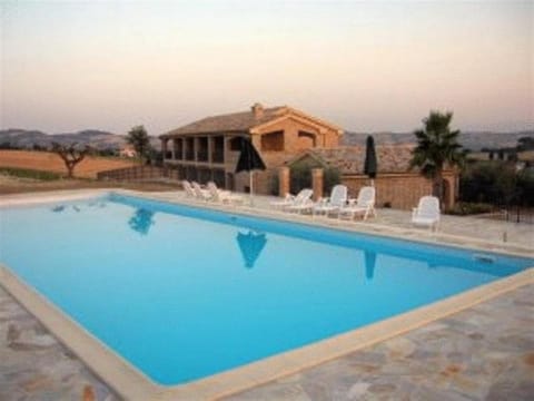 Property building, Swimming pool, Swimming pool, Sunset