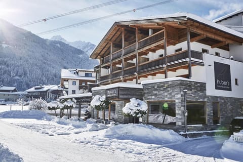 Property building, Winter, Mountain view