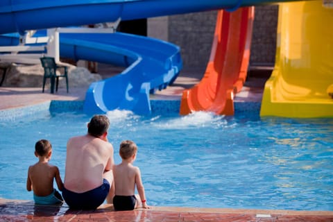 Aqua park, Swimming pool, children, Family