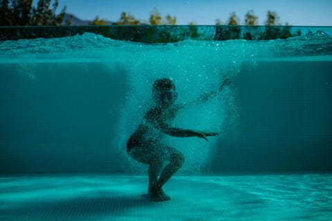 Swimming pool, children