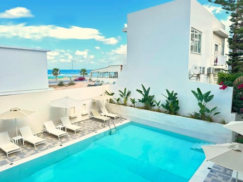 Pool view, Swimming pool, Swimming pool, sunbed