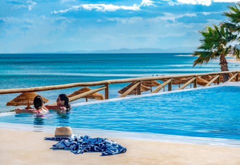 People, Beach, Pool view, Sea view, Swimming pool