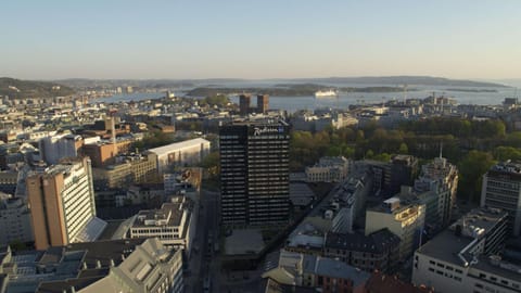 Property building, Bird's eye view, City view