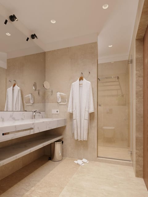 Shower, Bathroom, towels