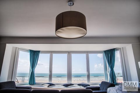 Living room, Seating area, Sea view