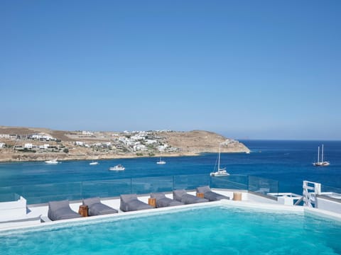 Day, Pool view, Sea view, Swimming pool, sunbed