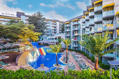 Property building, Pool view, Swimming pool