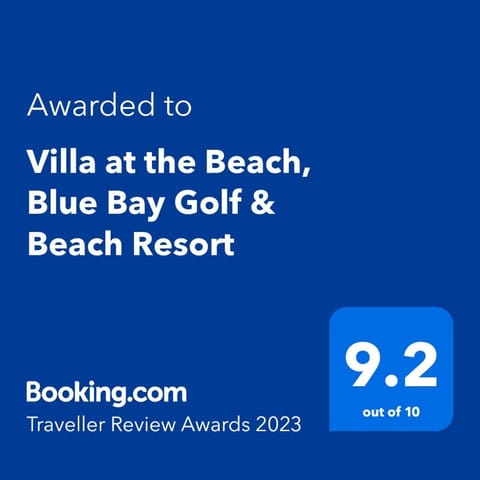 Villa at the Beach, Blue Bay Golf & Beach Resort villa in Sint Michiel