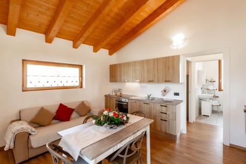 Kitchen or kitchenette, Living room, Dining area