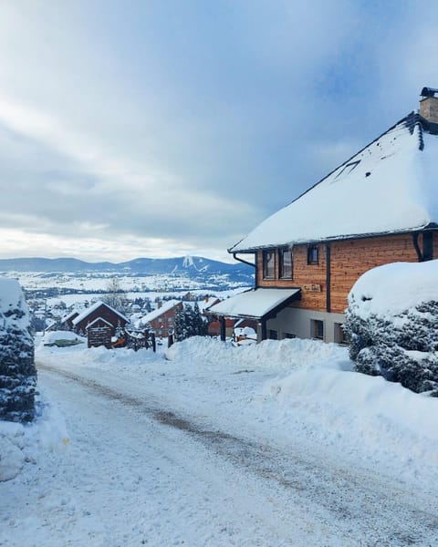 Property building, Winter, Mountain view