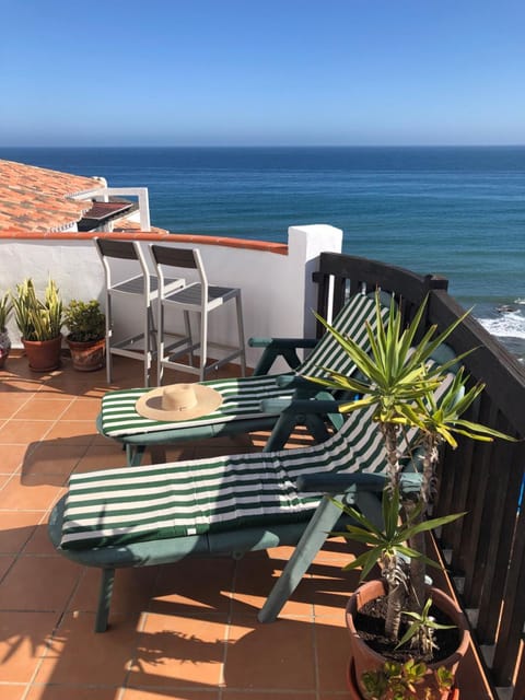 Beachfront Penthouse Apartment with Large Terrace and Breathtaking Sea Views close to Marbella Spain Condo in Sitio de Calahonda