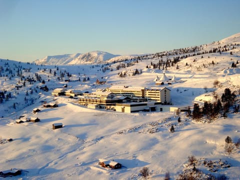 Facade/entrance, Bird's eye view, Winter