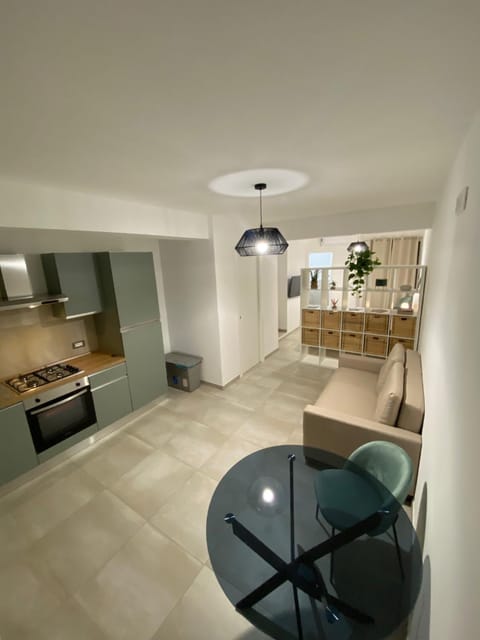 Kitchen or kitchenette, Living room, Dining area