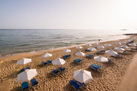 Day, Beach, Sea view, sunbed