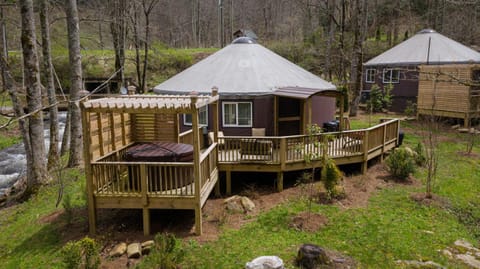 stayNantahala - Smoky Mountain Cabins and Luxury Yurts Campground/ 
RV Resort in Nantahala Lake