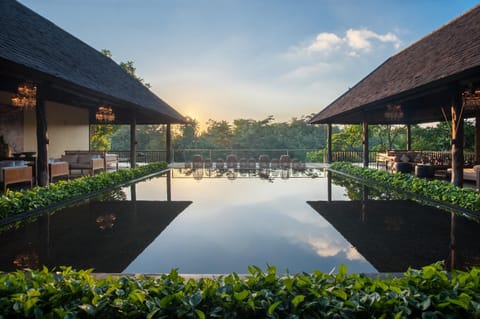 Property building, View (from property/room), Lobby or reception, Sunset