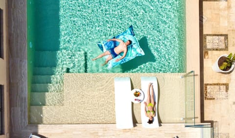 People, Bird's eye view, Swimming pool, Swimming pool