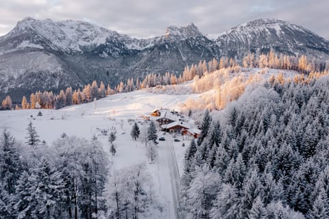 Winter, Mountain view, Quiet street view, Parking