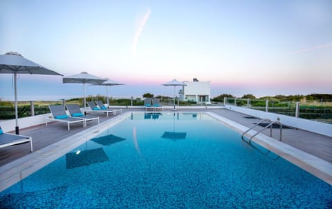 Swimming pool, Sunrise, Sunset