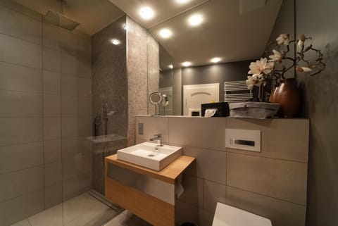 Shower, Toilet, Bathroom, Photo of the whole room, Decorative detail